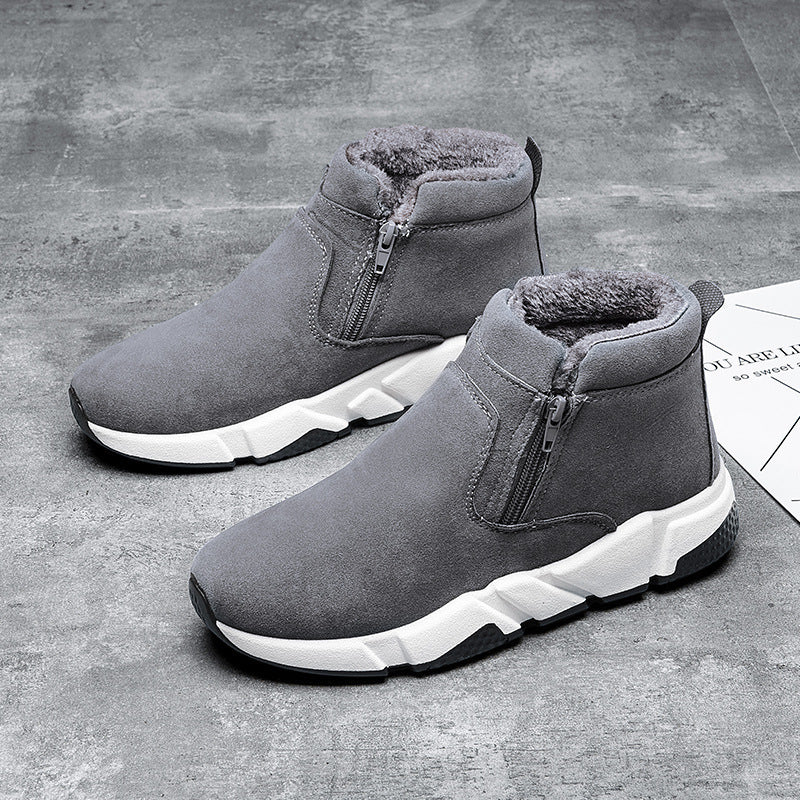 high waist cotton Boots shoes Plush thick warm high waist cotton shoes