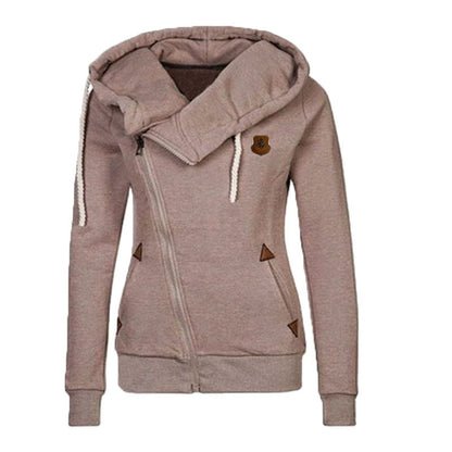 Sweatshirt Jacket Sweatshirt Cardigan Side Zip Hooded Sweatshirt Jacket