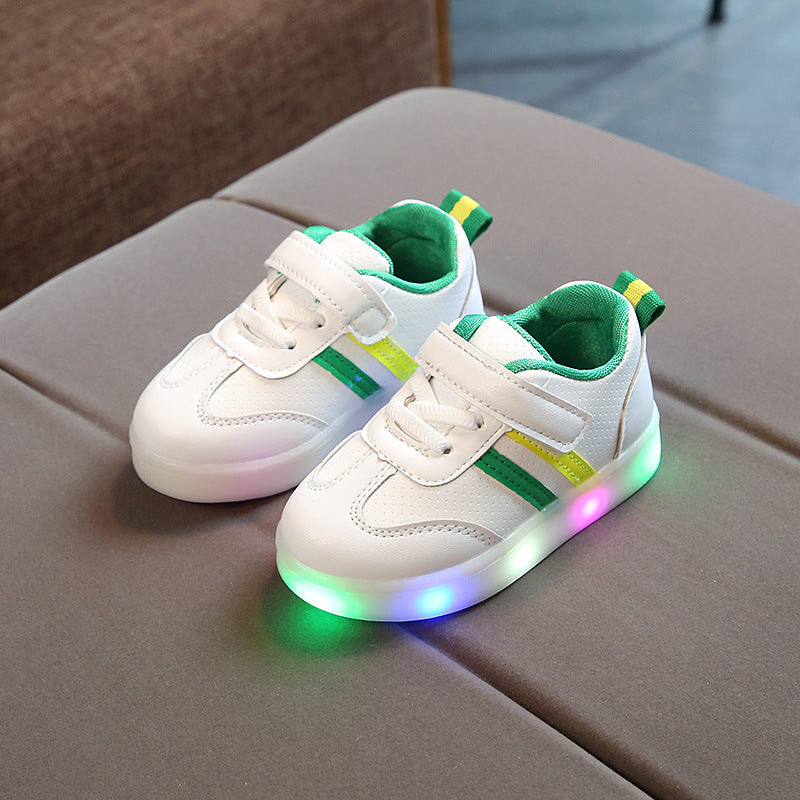 LED Sneakers Kimmy White LED Sneakers Shoes