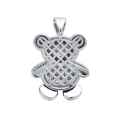 Explosive National Treasure Panda Pendant Micro-inlaid Zircon Unisex Hip Hop Necklace