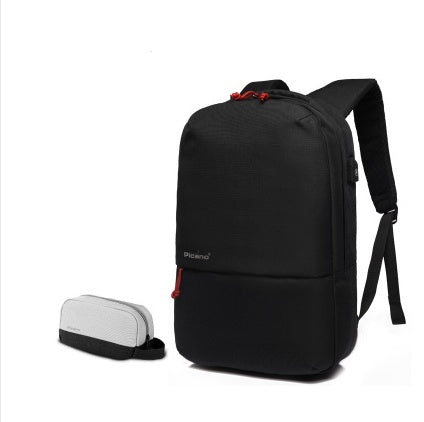 Computer bag backpack leisure student-functional USB charging knapsack