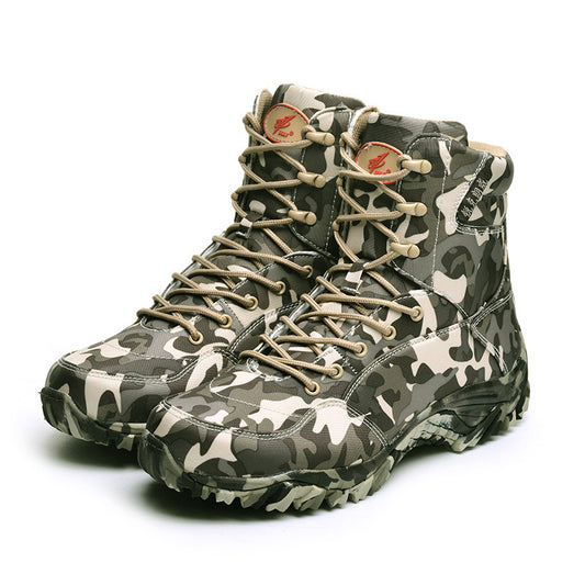 Men's military boots outdoor camouflage mountaineering boots