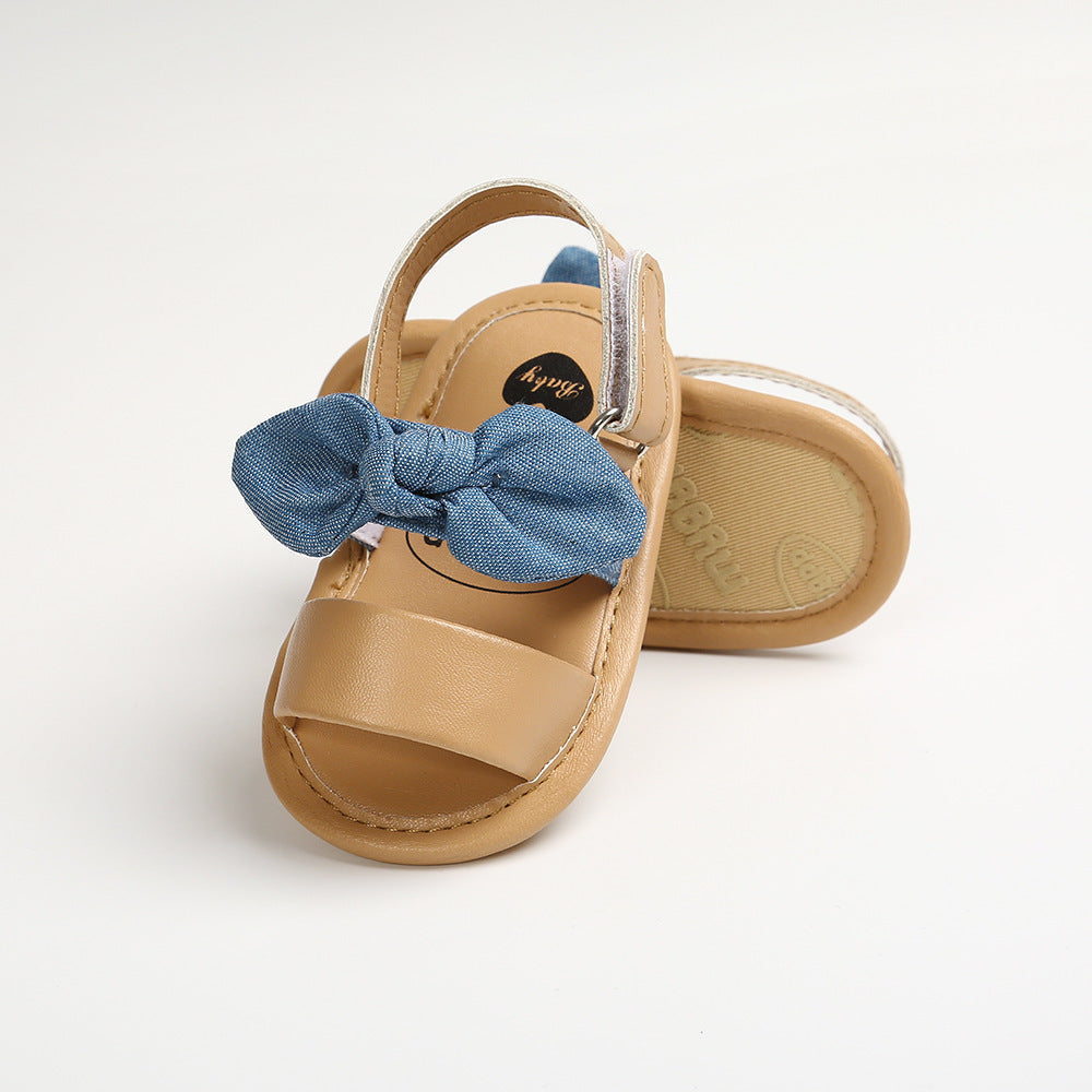 baby sandals Small bow soft sole non-slip baby sandals