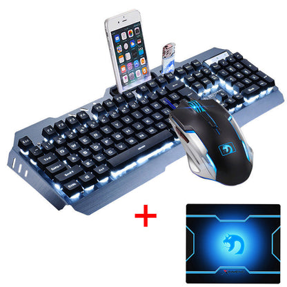 Keyboard And Mouse Headset Computer Notebook Eat Chicken Keyboard And Mouse Headset