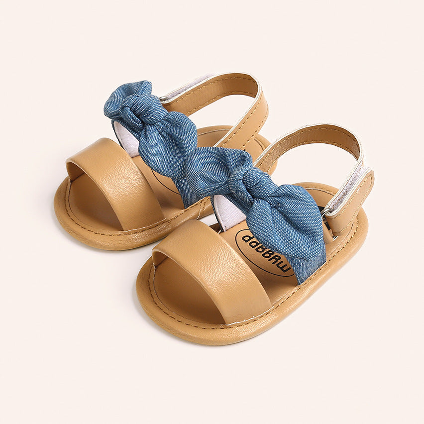 baby sandals Small bow soft sole non-slip baby sandals