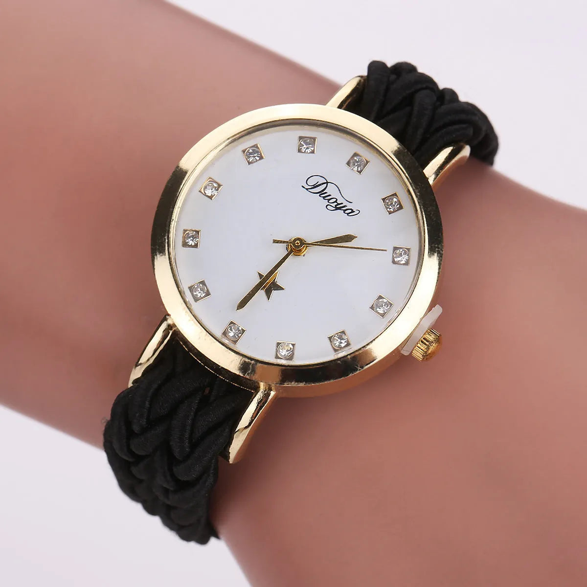 woven ladies watch New multicolor woven ladies watch