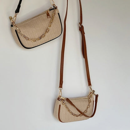 bag Beach portable straw bag