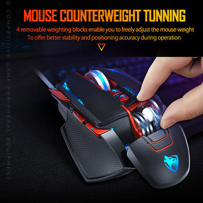 Thunder Wolf V9 gaming mouse gaming machine - sumet.shop