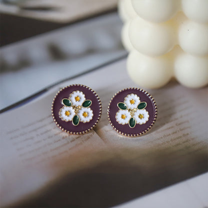 Daisy Fashion Stud Earrings