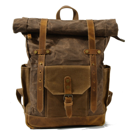 waterproof rucksack Retro contrast color waterproof rucksack