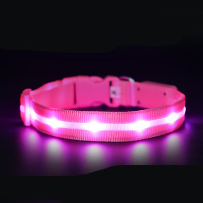 Luminous collar night pet USB charging