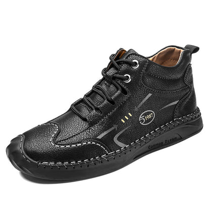 High-top tooling shoes Men's microfiber high-top tooling shoes