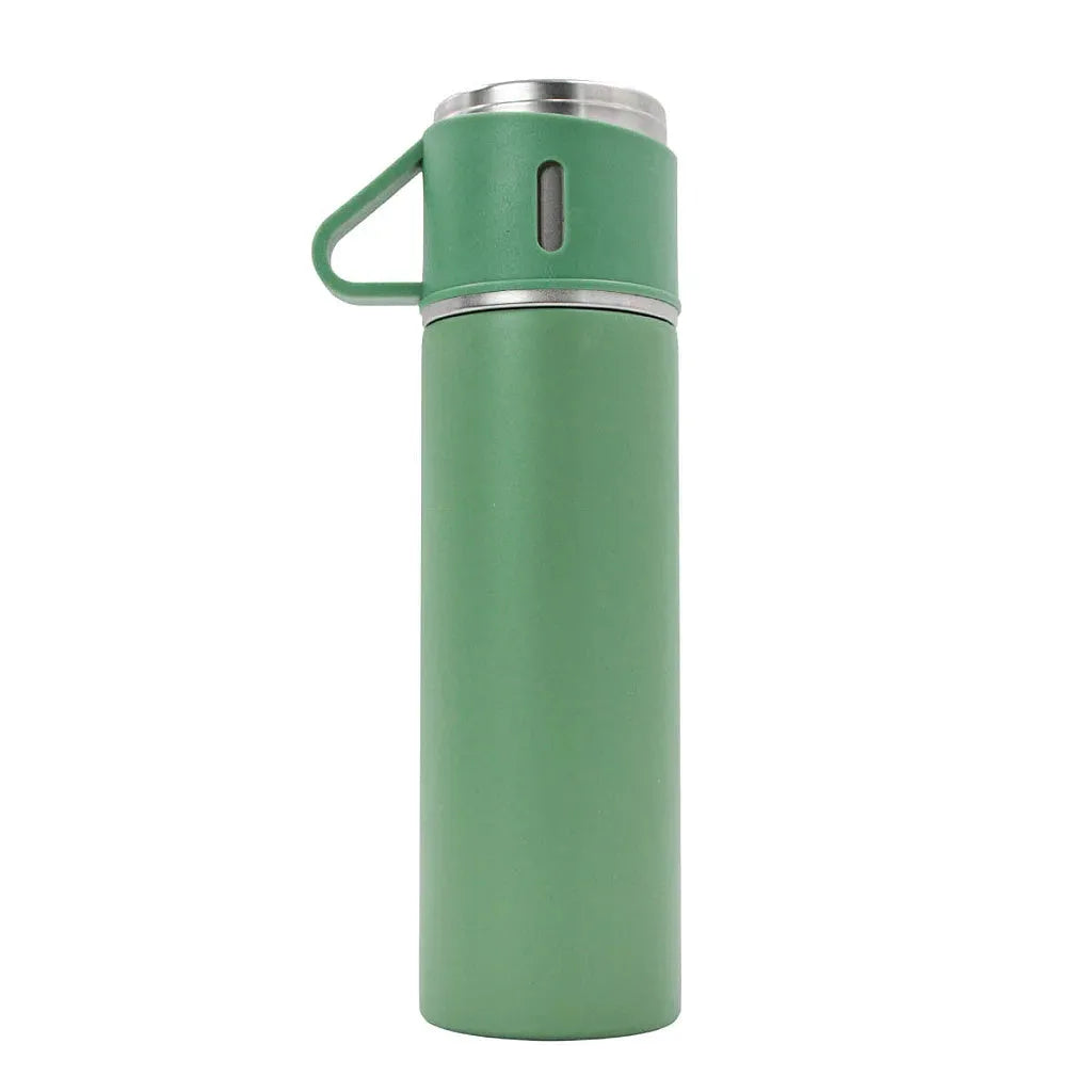Thermal Bottle With Cup 500ml Stainless Steel Double Wall Thermal Bottle With Cup