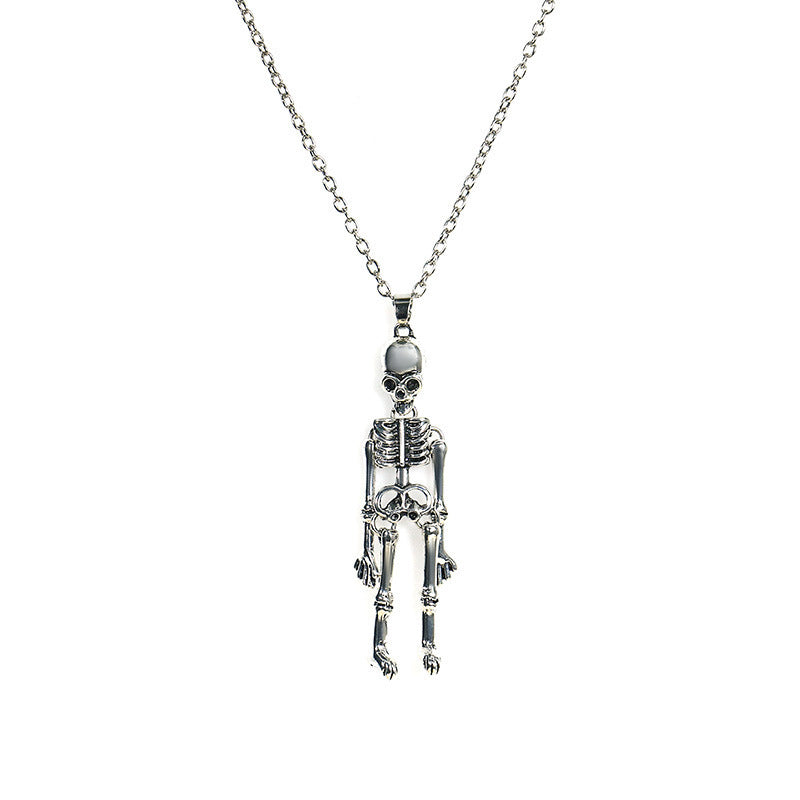 Halloween Necklace Human Skeleton