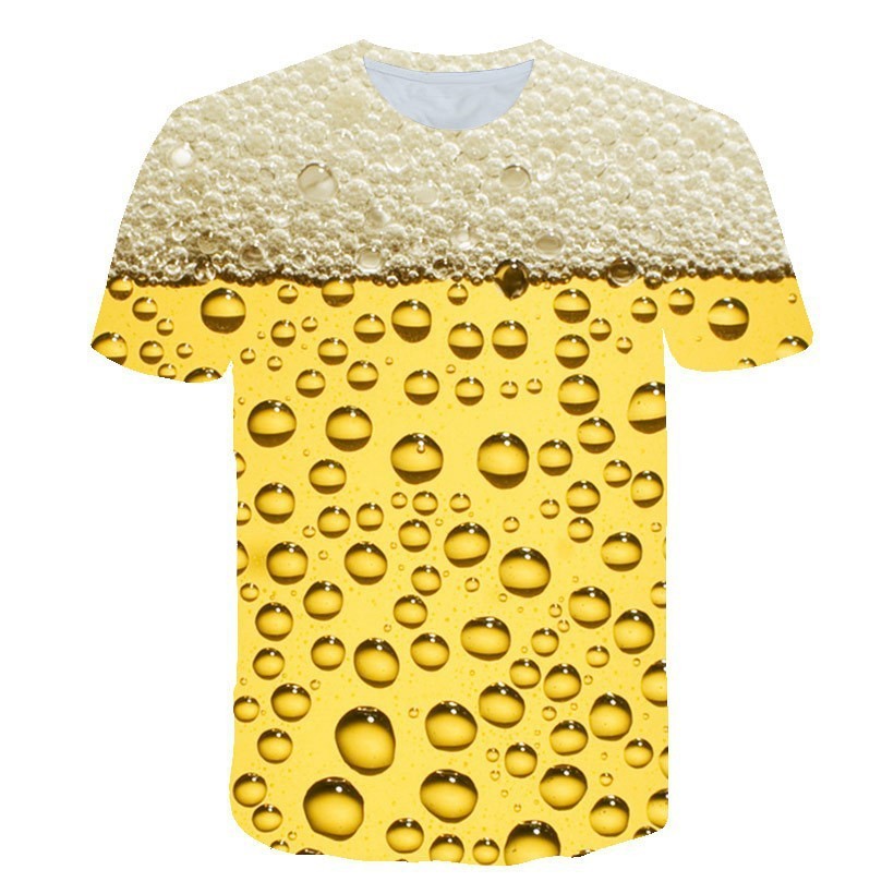 Short-sleeved T-shirt Men's Fashion Casual 3D Short-sleeved T-shirt