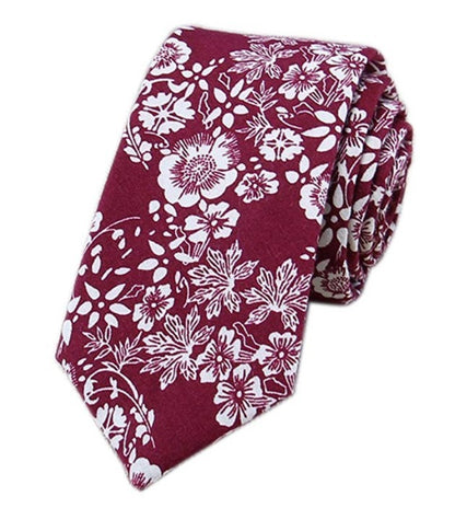 Floral tie cotton printing casual Korean version