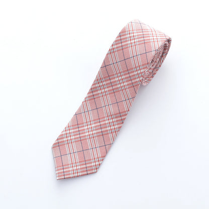Uniform plaid tie