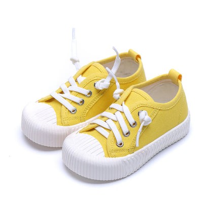 Children's Shoes Elastic Canvas Shoes Comfortable Casual Shoes