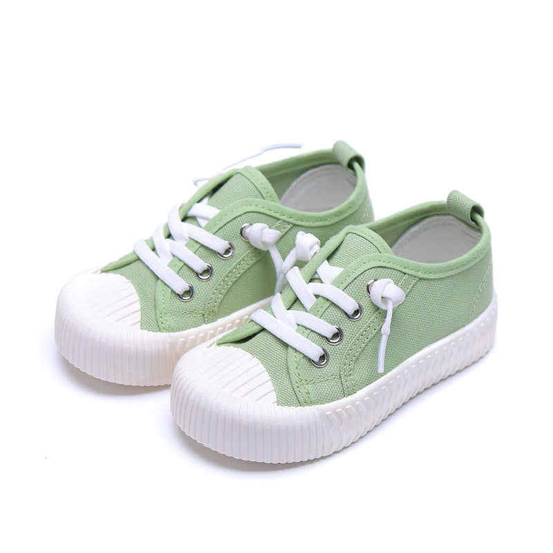 Children's Shoes Elastic Canvas Shoes Comfortable Casual Shoes