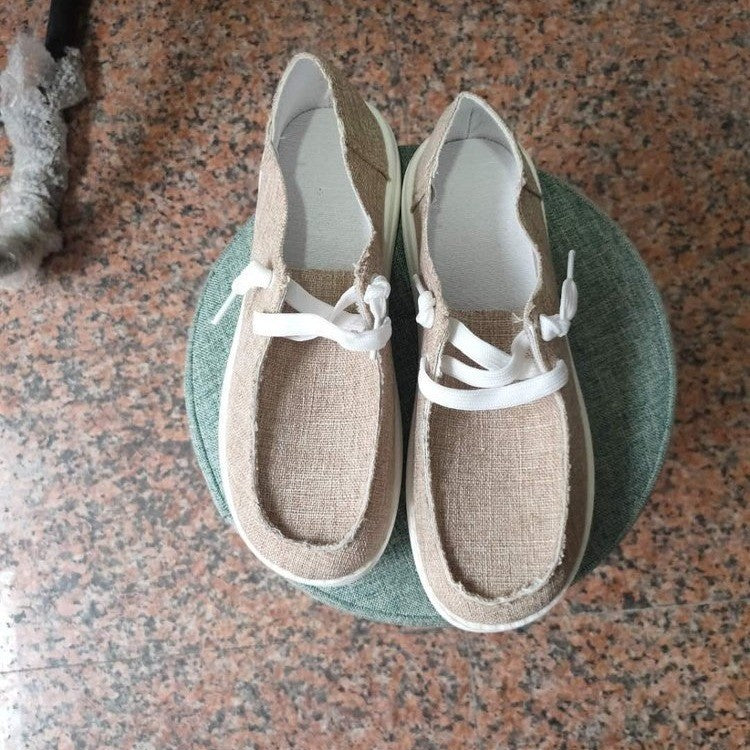 Large size Canvas Women's Single Shoes Canvas Casual