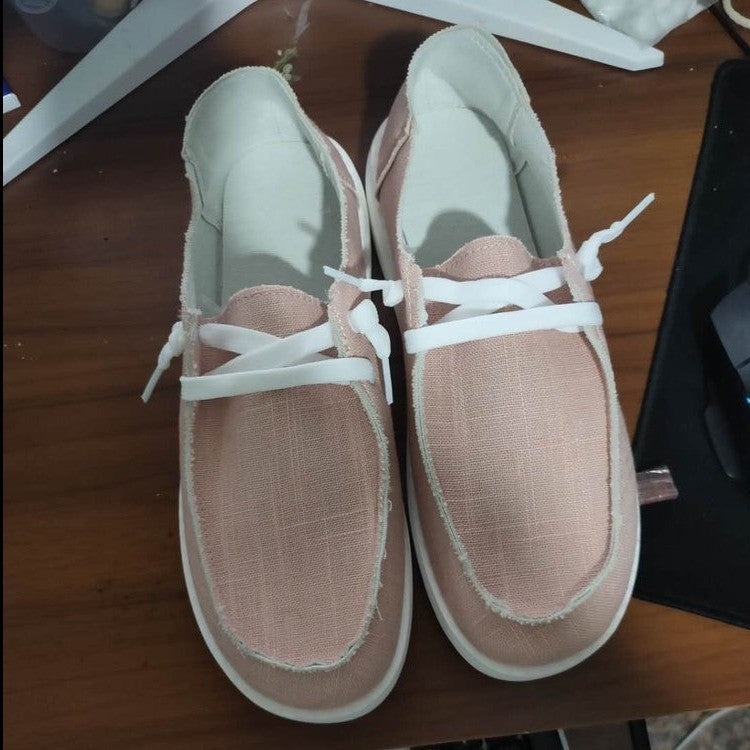 Large size Canvas Women's Single Shoes Canvas Casual