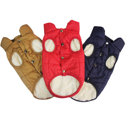 Padded Coat Coat Big Dog Large Dog Vest