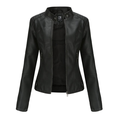 European And American Women's Leather Jackets - sumet.shop