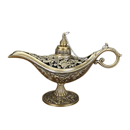 Zinc Alloy Magic Lamp Fairy Tale Magic Lamps Home Decoration Metal Crafts