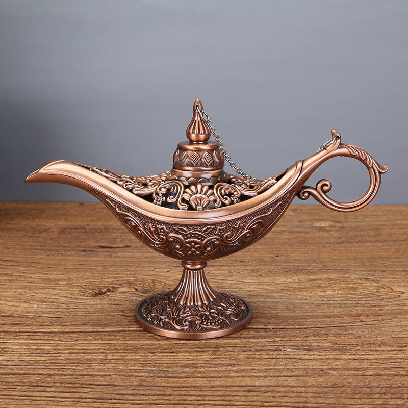 Zinc Alloy Magic Lamp Fairy Tale Magic Lamps Home Decoration Metal Crafts