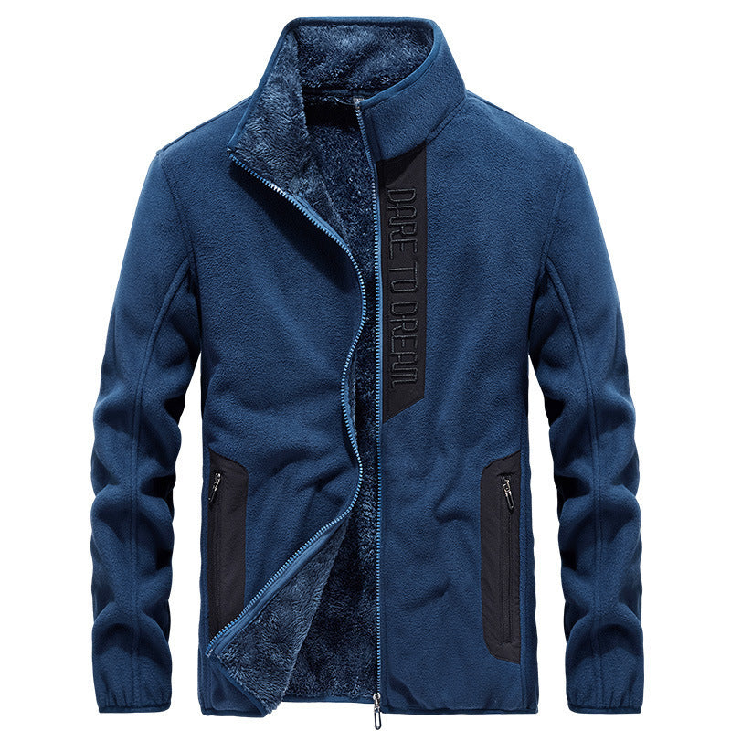 Polar Fleece Casual All-Match Fleece Plus Fleece Jacket - sumet.shop