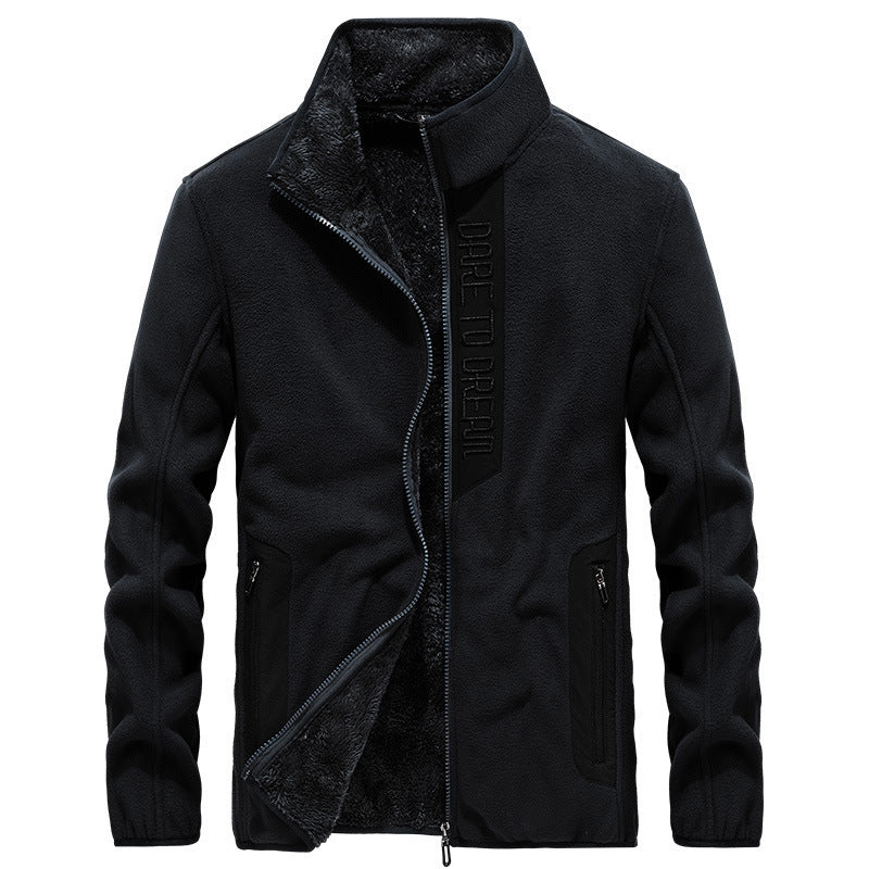 Polar Fleece Casual All-Match Fleece Plus Fleece Jacket - sumet.shop