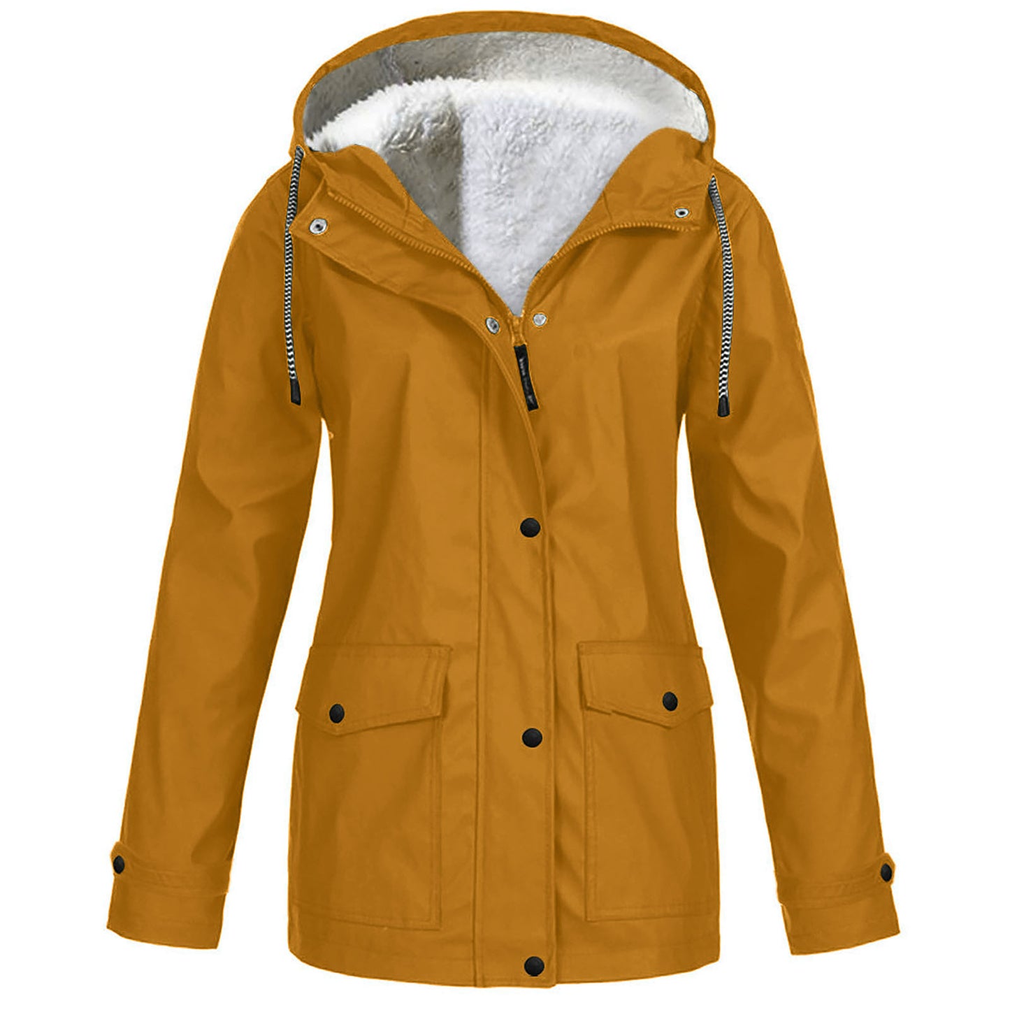 Hooded Coat Winter Outwear Fleece Jacket Outdoor Mountaineering Hooded Coat Winter Outwear