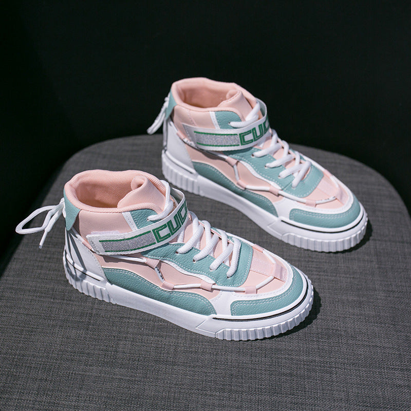 Casual Sneakers Fashion Ladies High Top Casual Sneakers