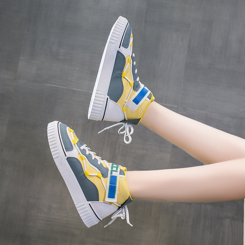 Casual Sneakers Fashion Ladies High Top Casual Sneakers