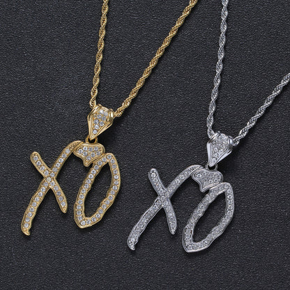 Hip Hop Necklace Letter Pendant Jewelry