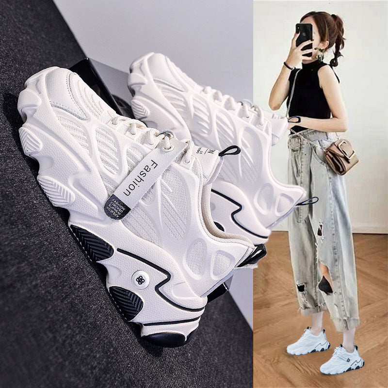 Sports Shoes Women's Spring New All Match Sports Shoes Casual Shoes