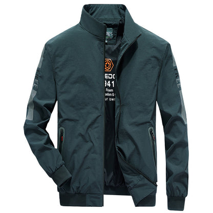 Collar Jacket Stretch Casual Outdoor Sports Stand-Up