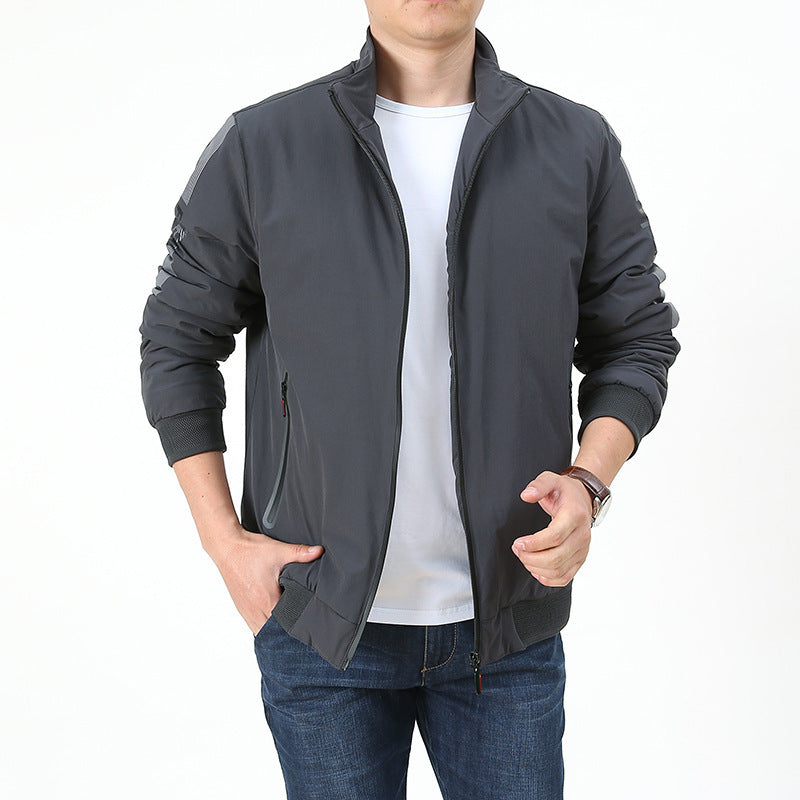 Collar Jacket Stretch Casual Outdoor Sports Stand-Up