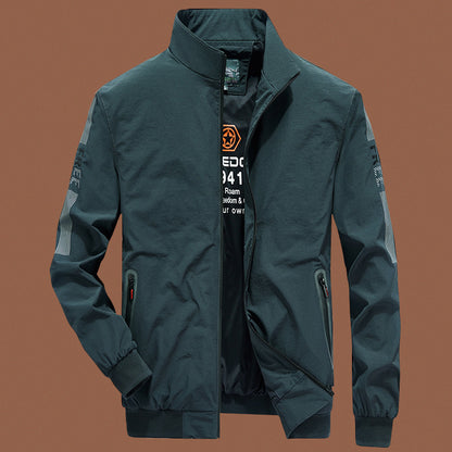 Collar Jacket Stretch Casual Outdoor Sports Stand-Up