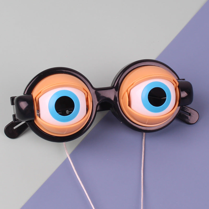 Crazy Eyes Glasses Toy Supplies Kids Party Favor Funny Pranks Glasses