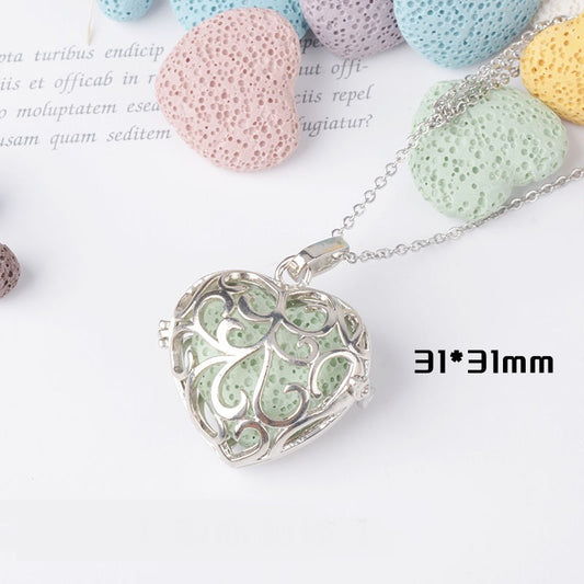 Necklace Aromatherapy Necklace Magic Box Pendant Diffuse Necklace Fragrance