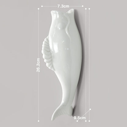 Simple Modern Creative Wall Ceramic Goldfish Vase