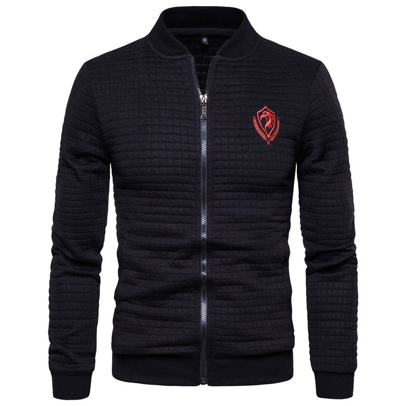 Jacket Cotton Sweater Zipper Stand Collar Jacket Men - sumet.shop