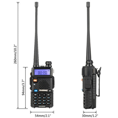 Walkie Talkie Baofeng Uv-5R Three Segment Walkie Talkie Vhf 220-226Mhz Uhf Frequency Dual Antenna Walkie Talkie Civil Handpiece