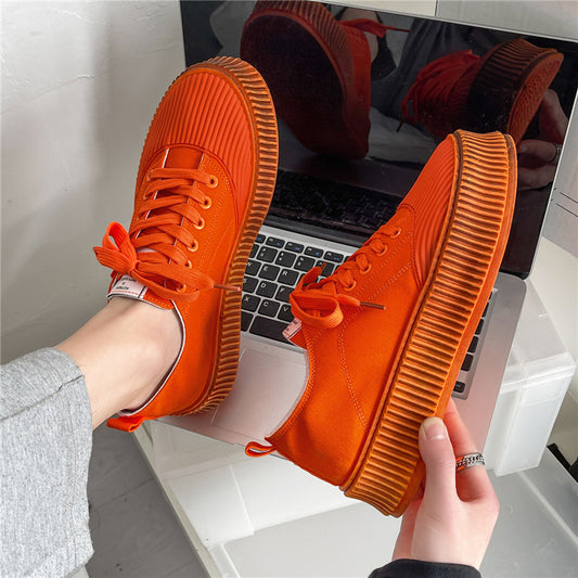 Platform Shoes Trendy Hong Kong Style All-match Platform Shoes