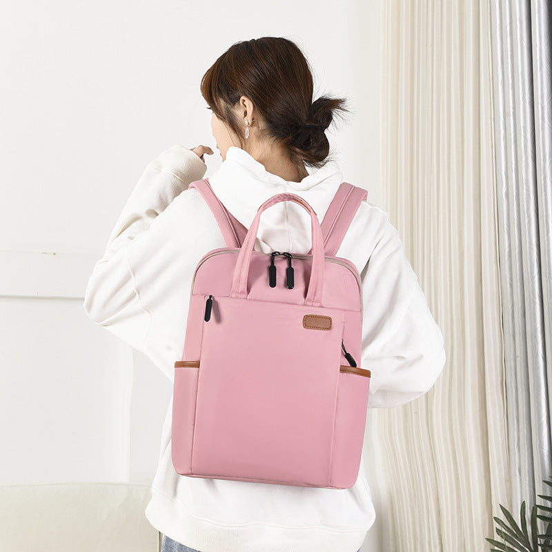 Portable Backpack Korean Fashion 15.6-inch Computer Backpack Business Commuter Portable Backpack