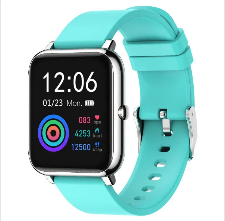 Compatible with Apple , Smart Bracelet P22 Multi-Sport Smart Bracelet Large Screen Waterproof Blood Pressure Heart Rate Blood Oxygen Full Touch Screen Sports Bracelet