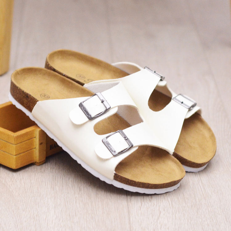 Slippers Beach Shoes  Summer Beach Shoes Leisure Cork Couple Sandals And Slippers