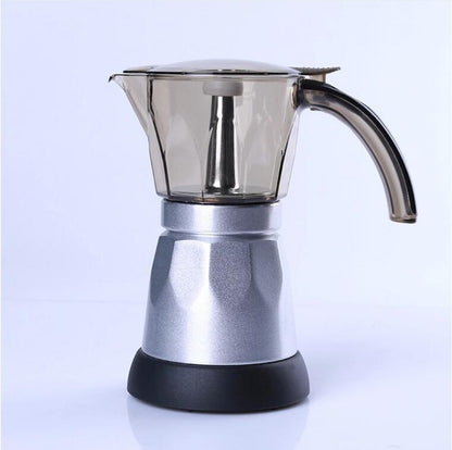 Electrique Moka Pot  480W 220V Expresso Italien Moka Cafetiere Percolateurs Electrique Moka Pot Ue Plug Portable Electrique Cafetiere