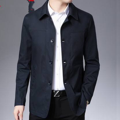 Men's Jacket Middle-aged Windbreaker Jacket